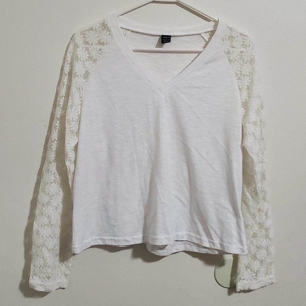 Beautiful White Lace Top